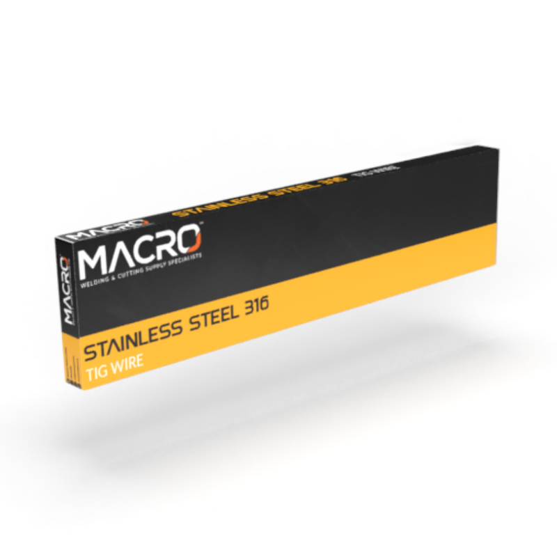 MACRO - TIG Wire - Stainless Steel 316 - 5kg - CHOOSE YOUR SIZE